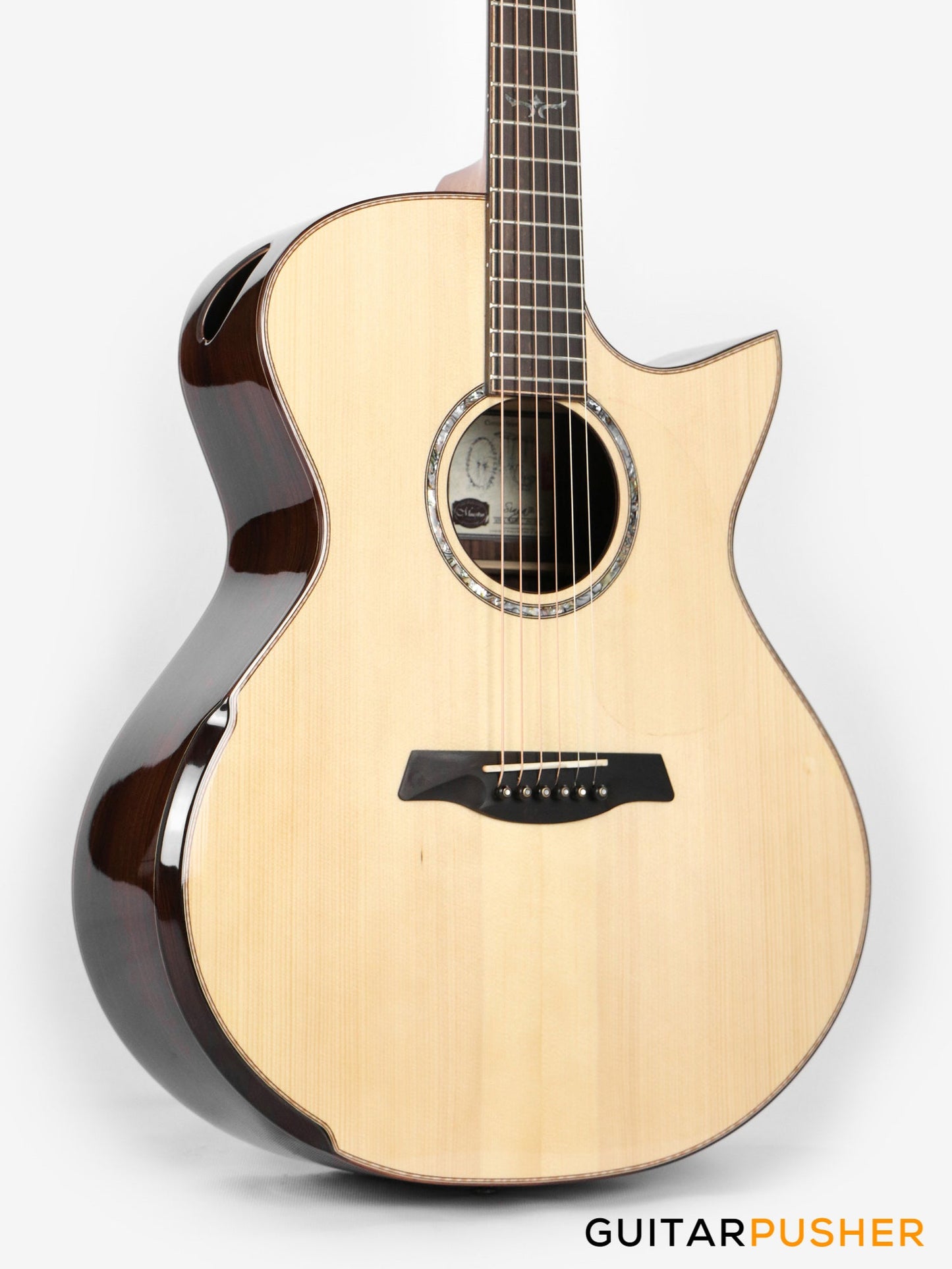 Maestro Custom Series Singa-IR CSB A All-Solid Wood Adirondack Spruce/Indian Rosewood Acoustic Guitar