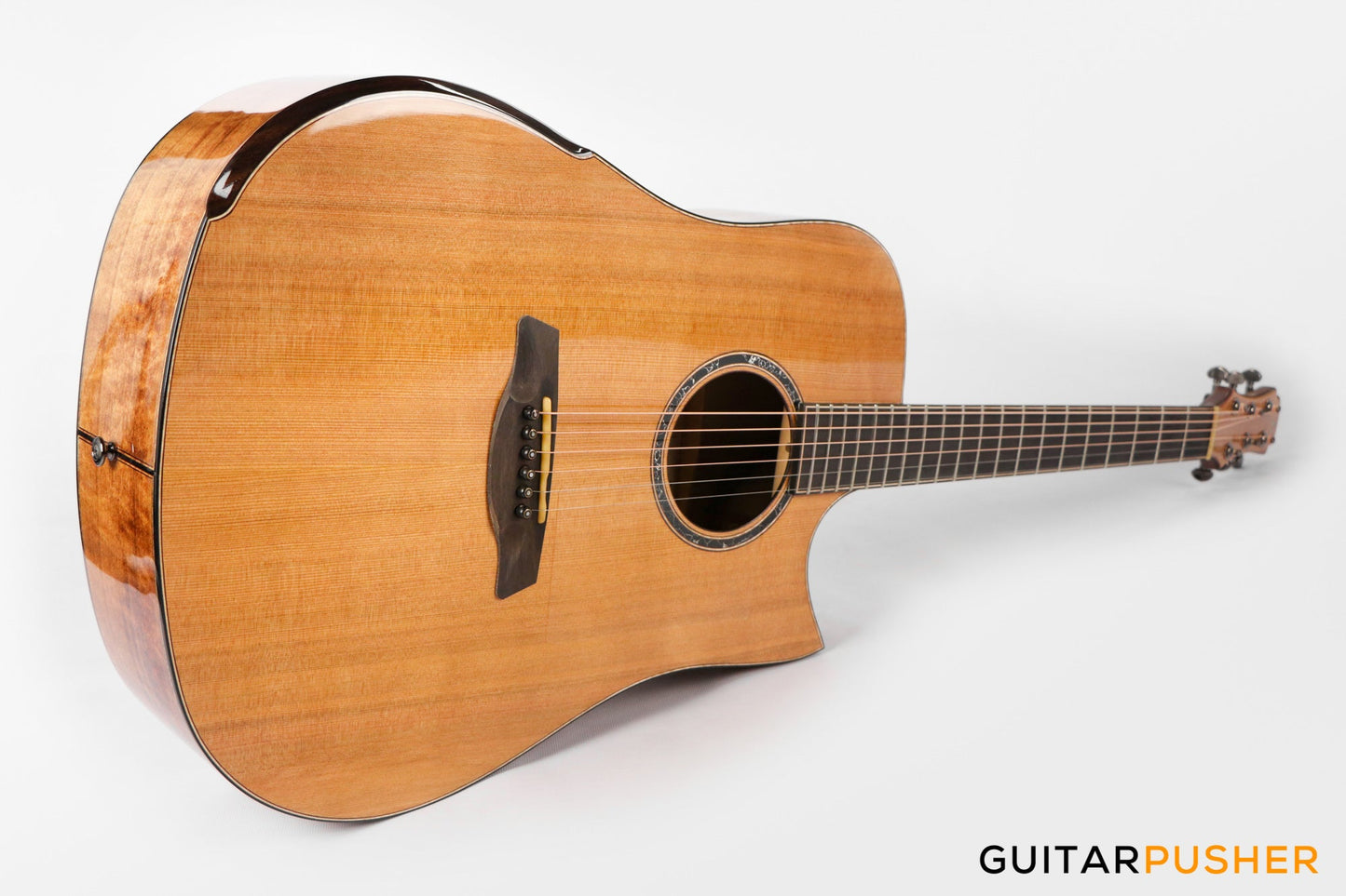 Maestro Original Series Rosetta-FM CSB C All-Solid Wood Western Red Cedar/Flamed Maple Acoustic Guitar