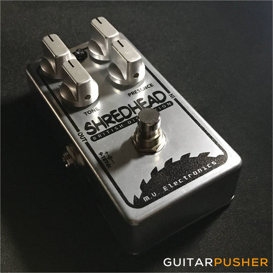 MV Shredhead British Distortion - Raw w/ Chrome Knobs