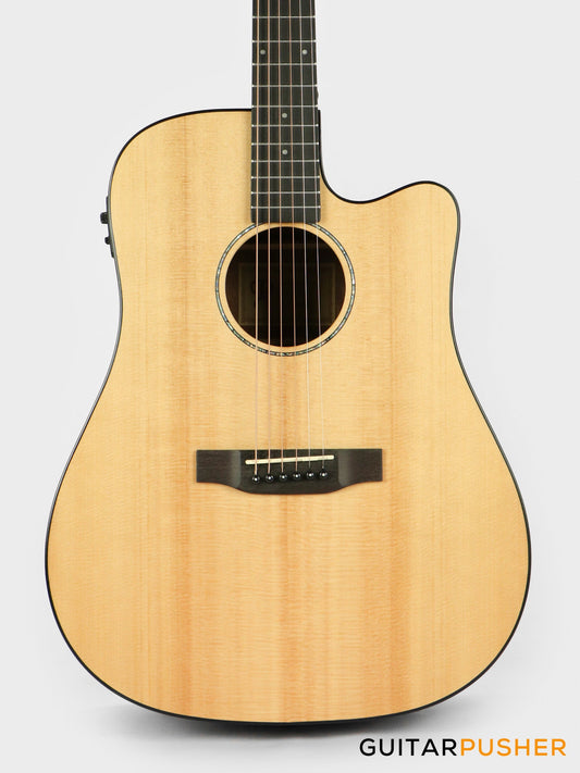 Phoebus PG-50ce v3 Solid Top Dreadnought (3rd Gen.) Acoustic-Electric Guitar w/ Gig Bag