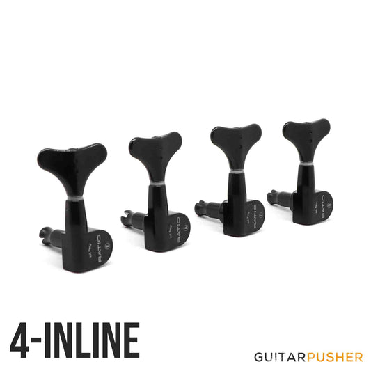 Graphtech Ratio 4-String 4-in-Line Y-Style Bass Machine Heads PRB-4400-B0 PRB-4400-C0