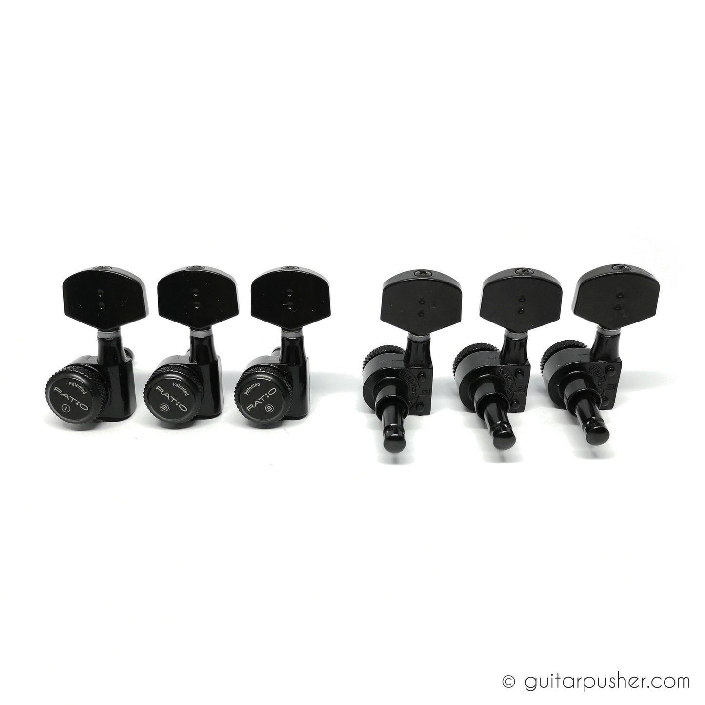 Graphtech RATIO Electric Locking 3+3 Contemporary Black 2 Pin PRL-8311-B0