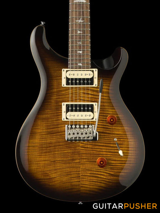 PRS Guitars SE Custom 24 Electric Guitar (Black Gold Burst)