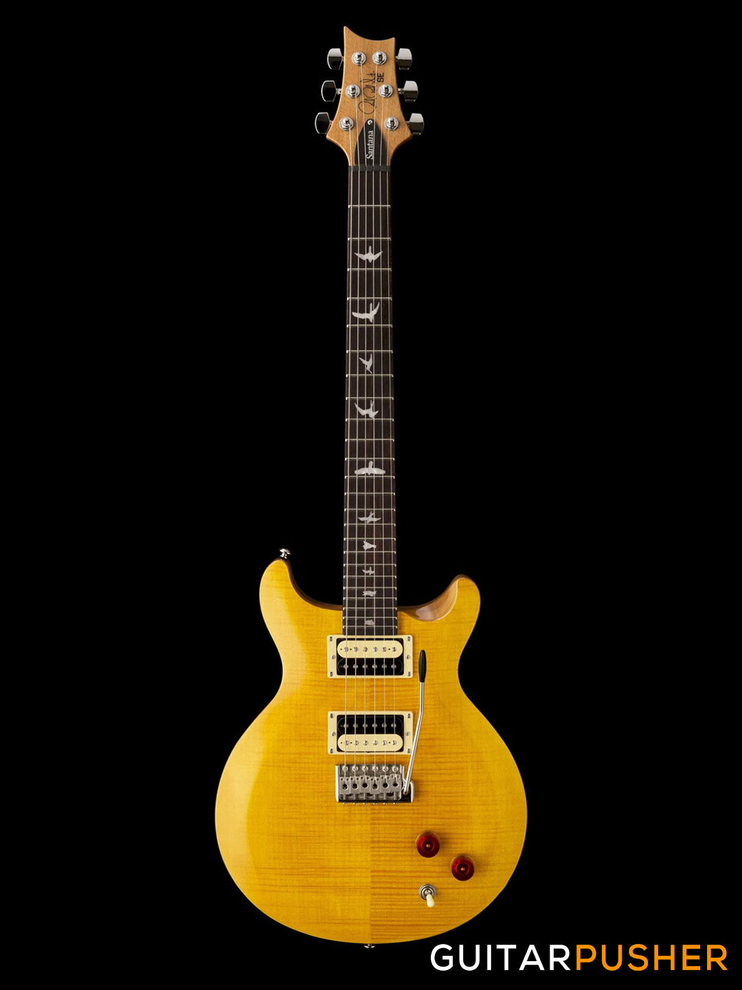 PRS Guitars SE Santana Signature Electric Guitar (Santana Yellow)