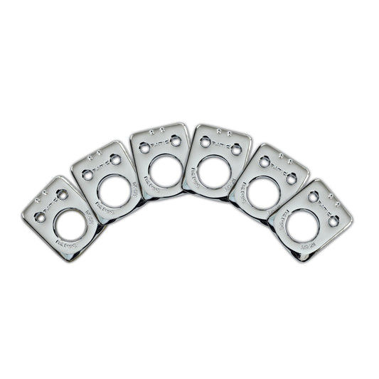 Graphtech Premium Plates For Fender Style 2 Pin Hole - Chrome PRT-952-201-C0 - GuitarPusher