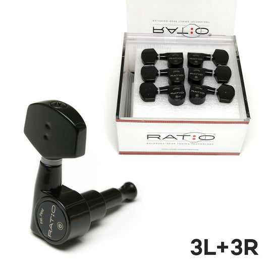 Graphtech Ratio Acoustic 3+3 Contemporary 2 Pin - Black PRN-2411-BO