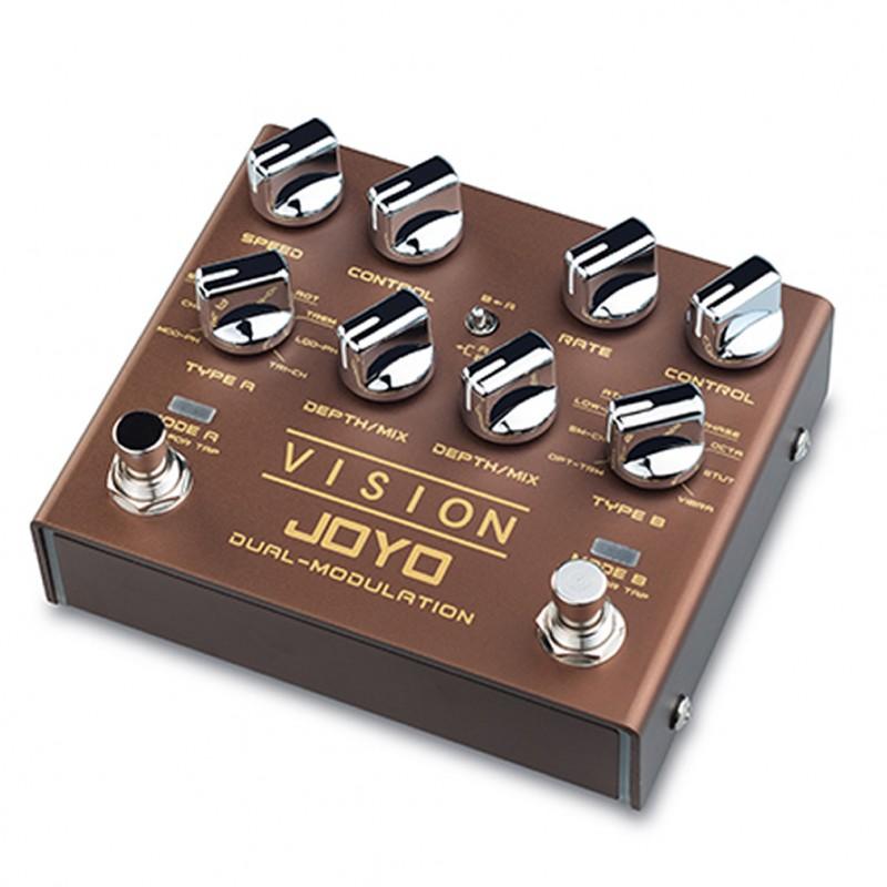 Joyo R-09 Vision Dual Modulation Guitar Effect Pedal - GuitarPusher