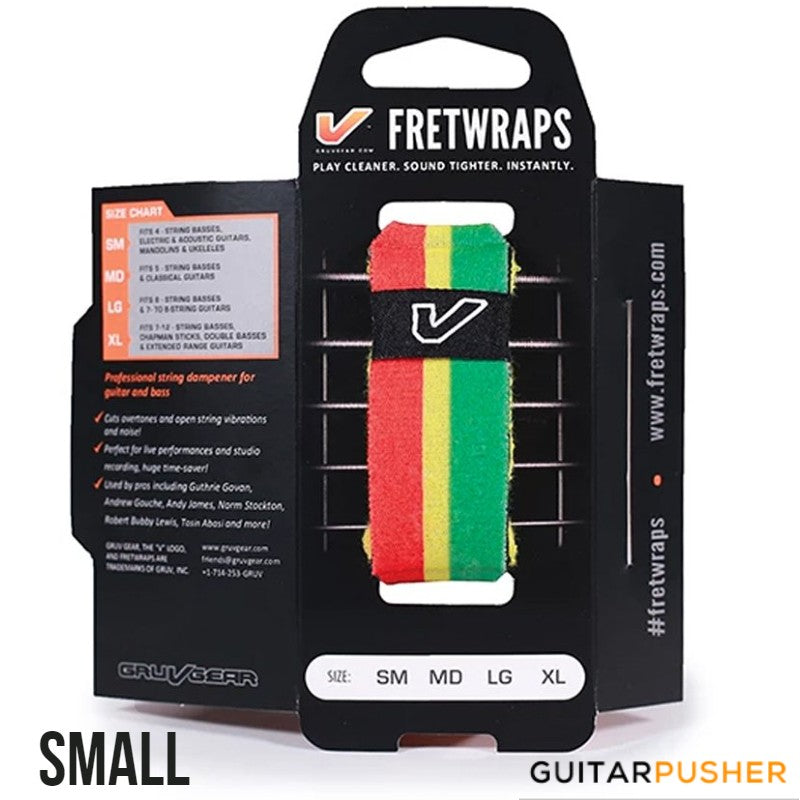 Gruv Gear FretWraps String Muters (1-Pack) 'Red/Yellow/Green'