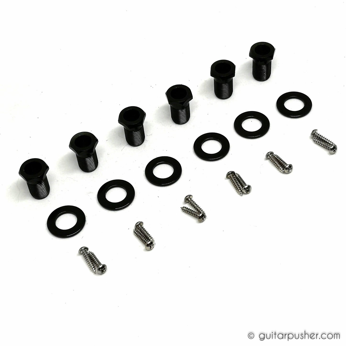 Graphtech Ratio Electric 6 In-line Contemporary Mini 2 Pin - Black PRN-2721-B0