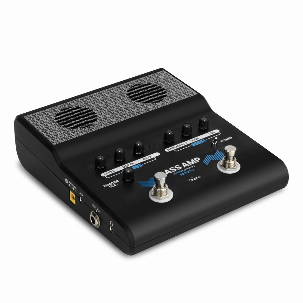 Scuru S5 Rechargeable Mini Practice Amp for Bass with Effects and Power Supply - GuitarPusher