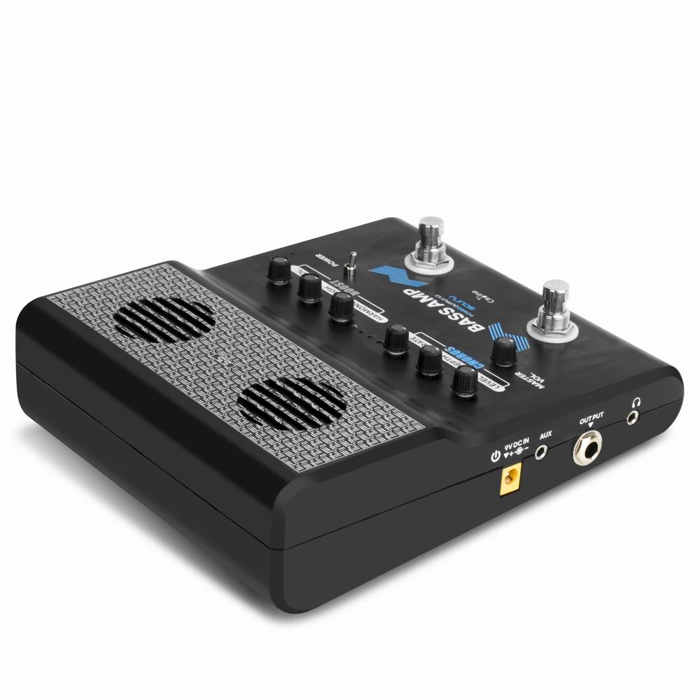 Scuru S5 Rechargeable Mini Practice Amp for Bass with Effects and Power Supply - GuitarPusher