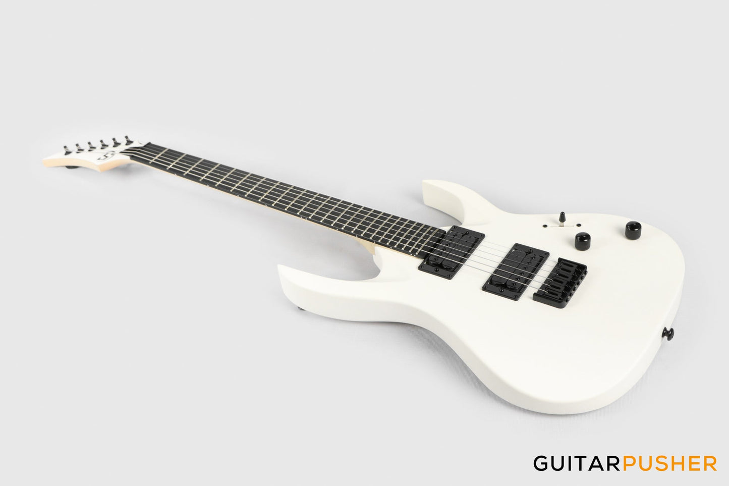 S by Solar AB4.6W-E Matte White Electric Guitar