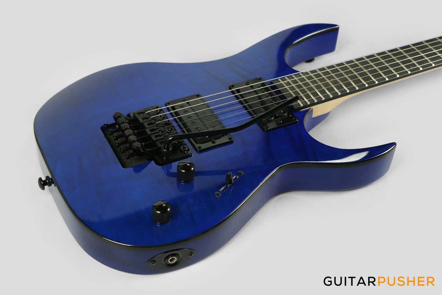 S by Solar SB4.6FRFBL-E Flame Blue Electric Guitar w/ Floyd Rose