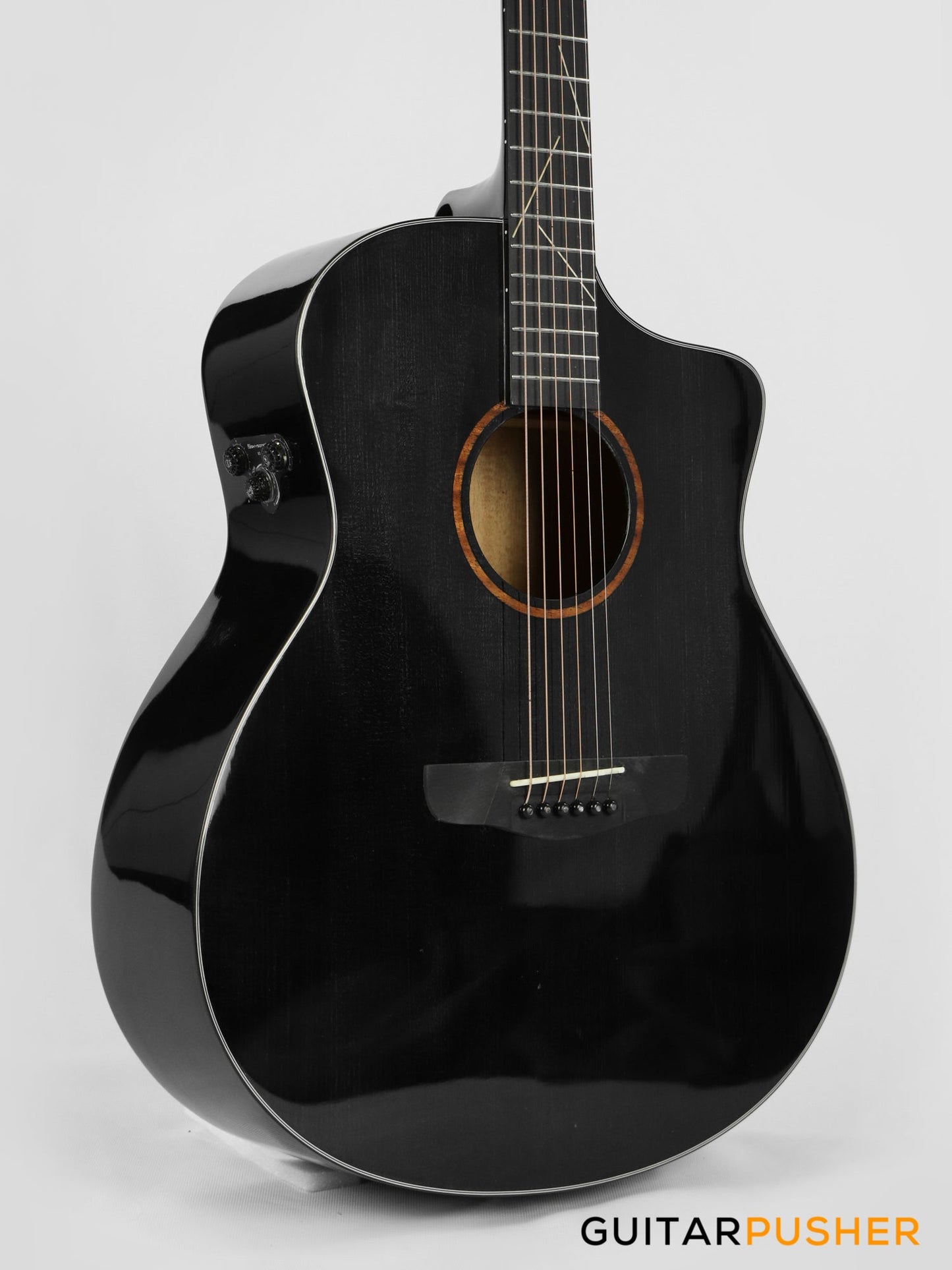 Sevillana 2101 All-Solid Acoustic-Electric Guitar - Black