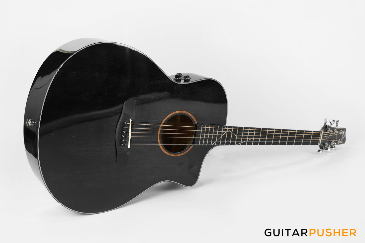 Sevillana 2101 All-Solid Acoustic-Electric Guitar - Black