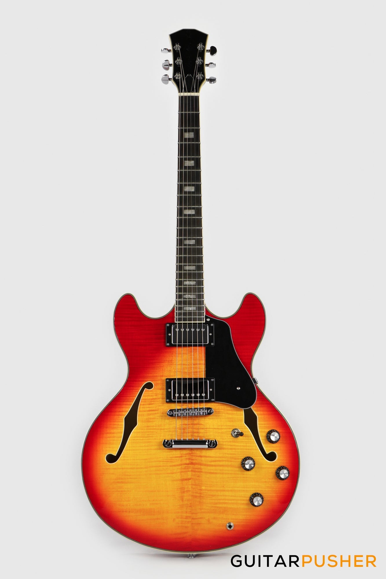 Sire H7 Maple Hollowbody Electric Guitar - Cherry Sunburst (2023)