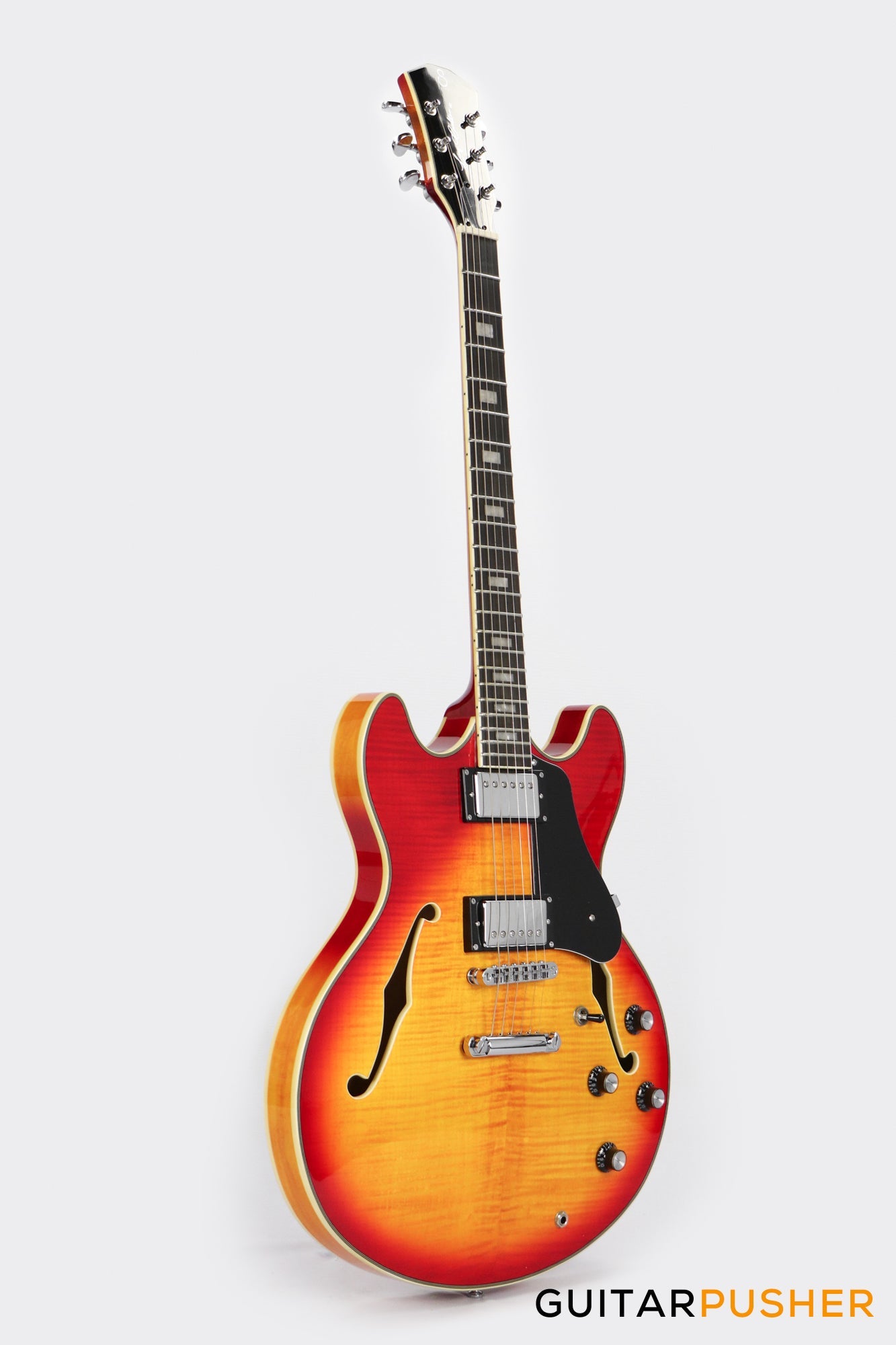 Sire H7 Maple Hollowbody Electric Guitar - Cherry Sunburst (2023)