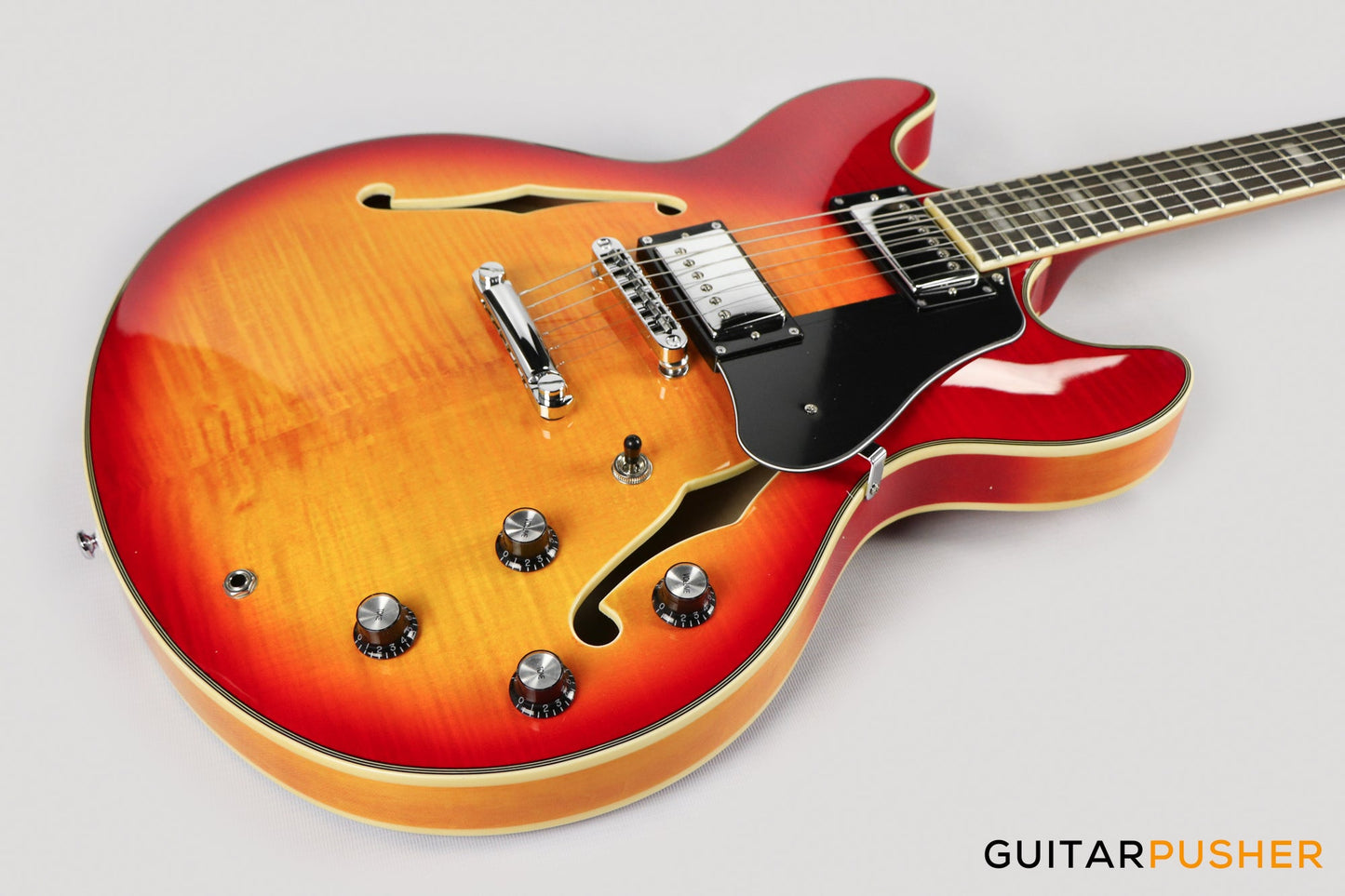 Sire H7 Maple Hollowbody Electric Guitar - Cherry Sunburst (2023)