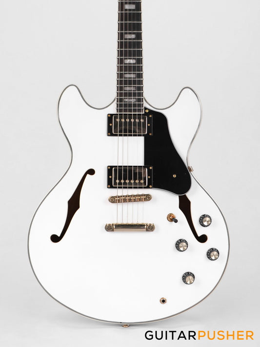 Sire H7 Maple Hollowbody Electric Guitar - White (2023)