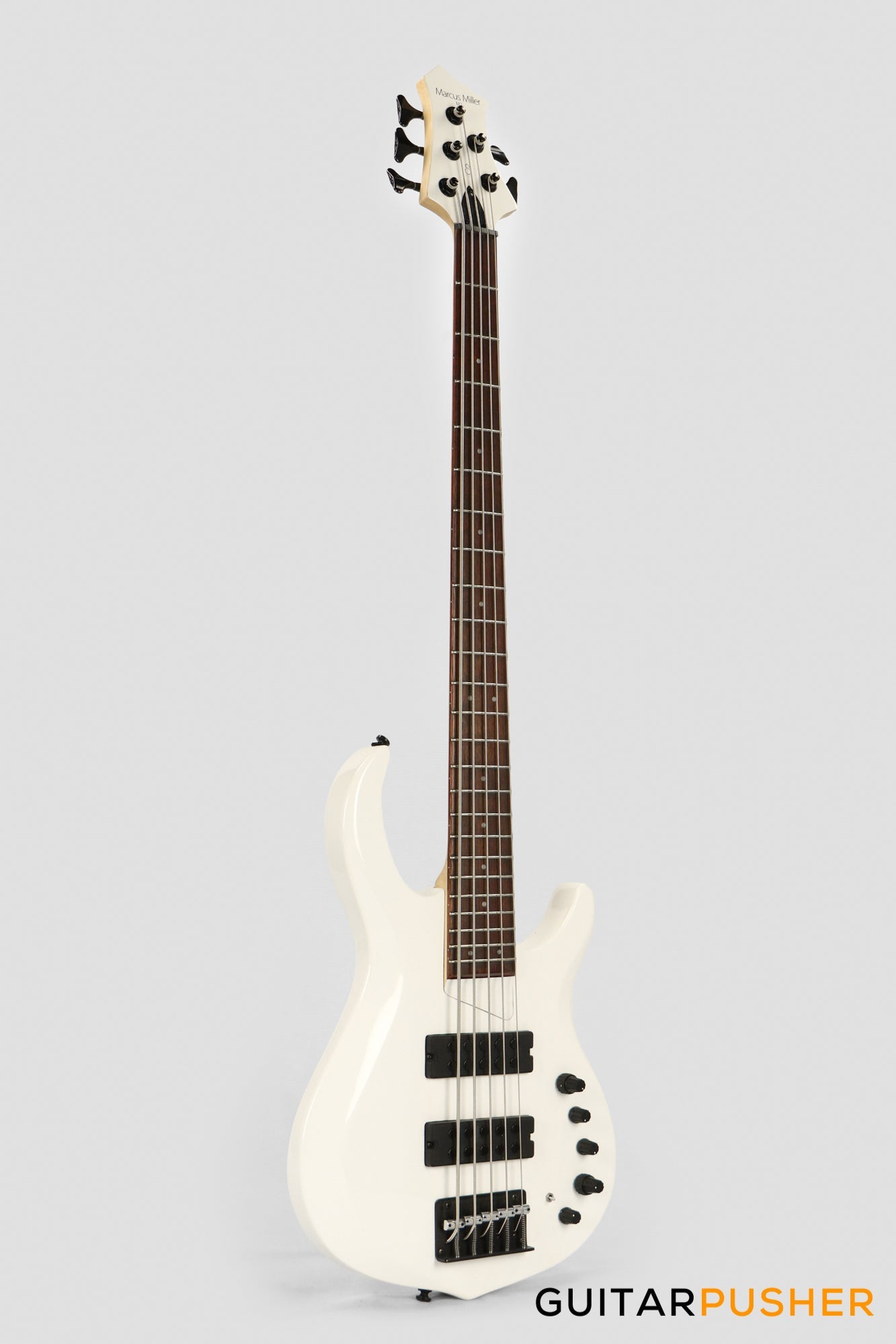 Sire M2 5-String Bass (2023) - Pearl White