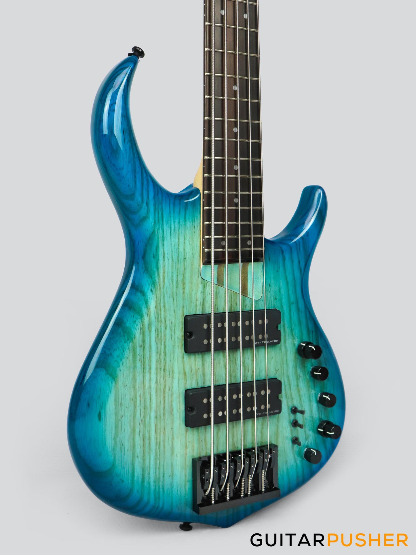 Sire M7 Alder 5-String Bass (2nd gen) with Premium Gig Bag - Transblue Satin