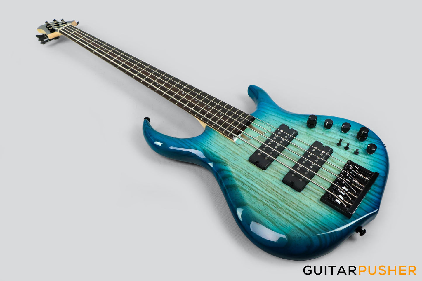 Sire M7 Alder 5-String Bass (2nd gen) with Premium Gig Bag - Transblue Satin