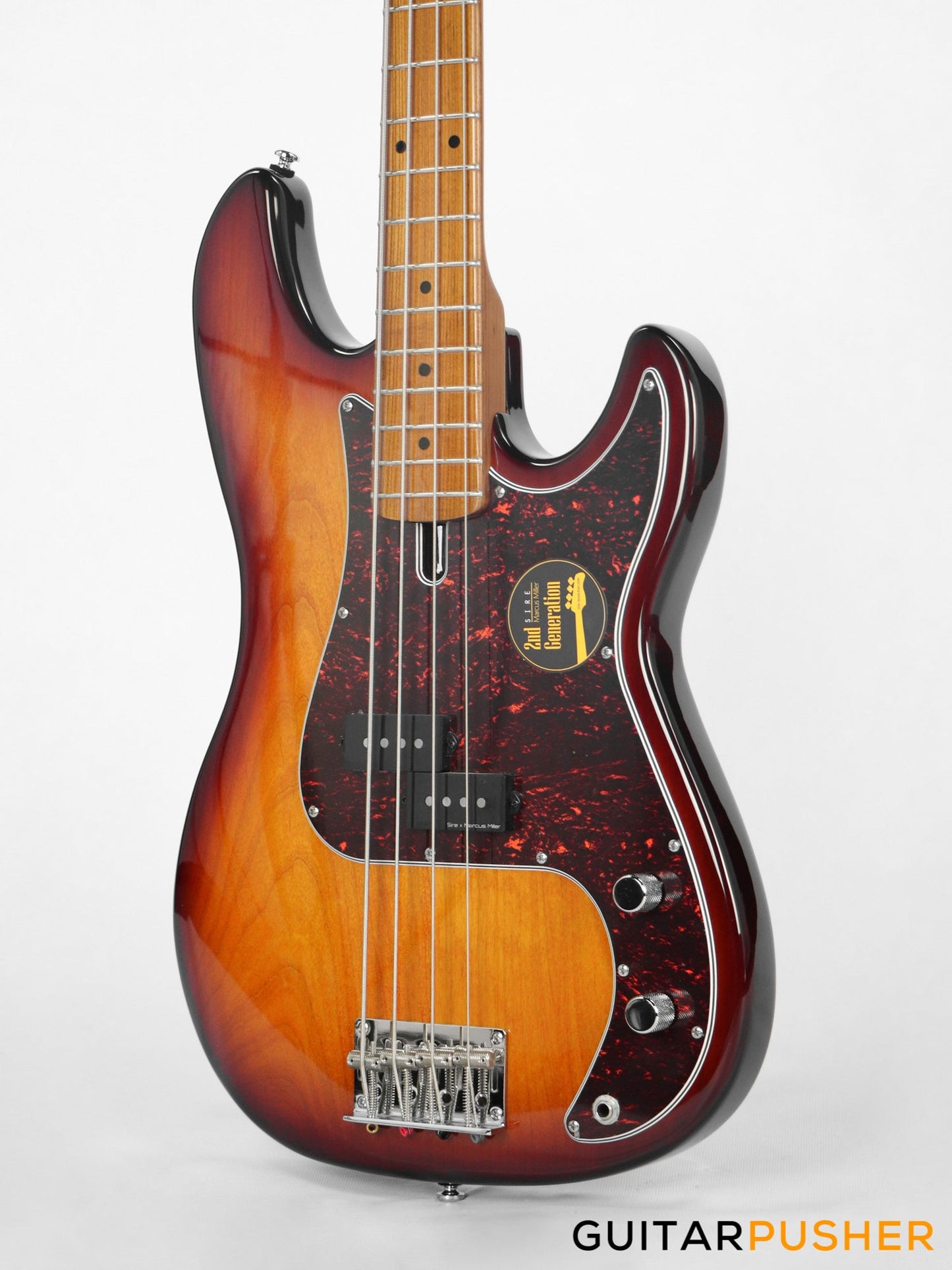 Sire P5 Alder 4-String Bass Guitar with Premium Gig Bag - Tobacco Sunburst