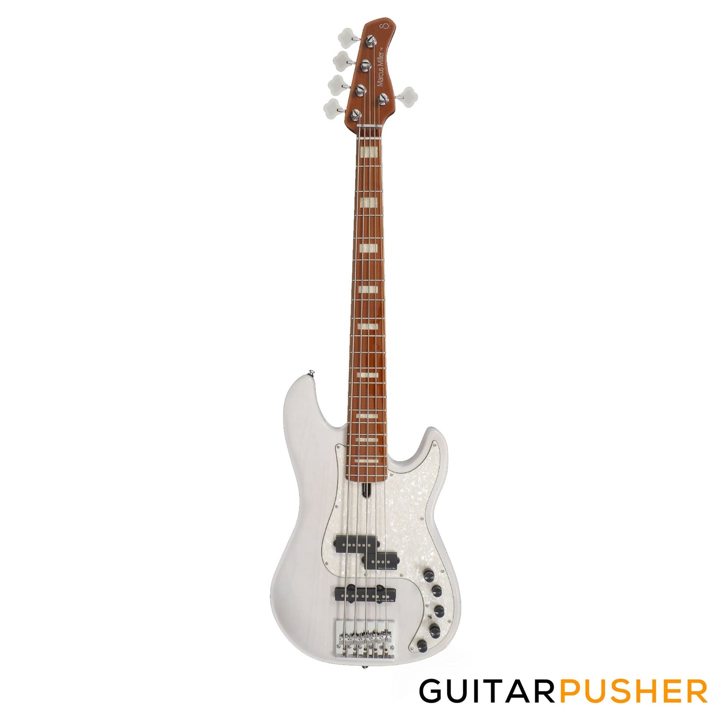 Sire P8 Swamp Ash 5-String Bass - White Blonde (2023)