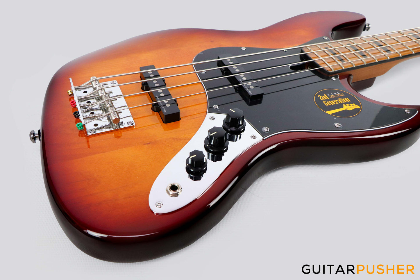 Sire V5 Alder 4-String JB Bass with Premium Gig Bag - Tobacco Sunburst