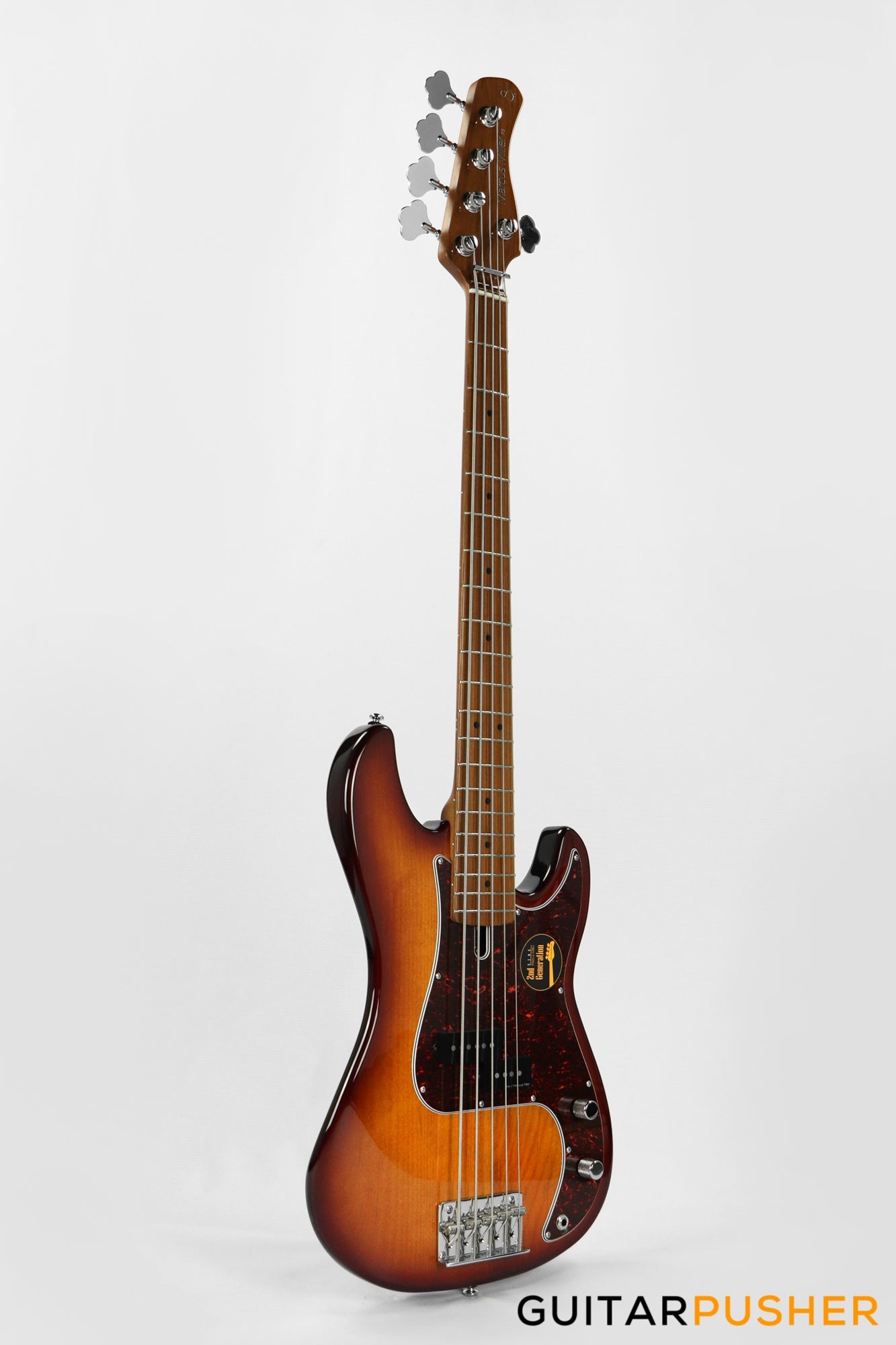 Sire P5 Alder 5-String Bass Guitar with Premium Gig Bag - Tobacco Sunburst