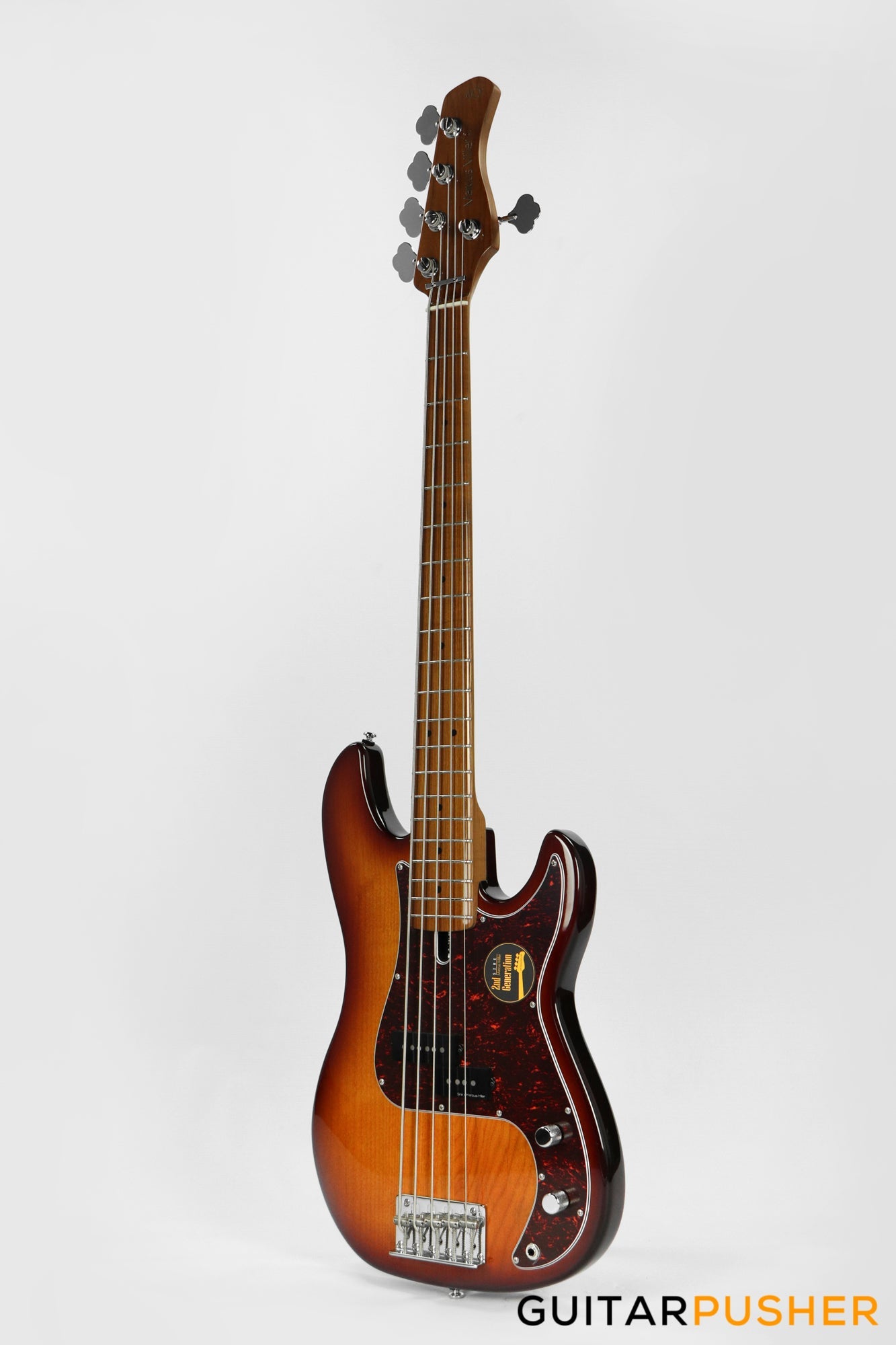 Sire P5 Alder 5-String Bass Guitar with Premium Gig Bag - Tobacco Sunburst