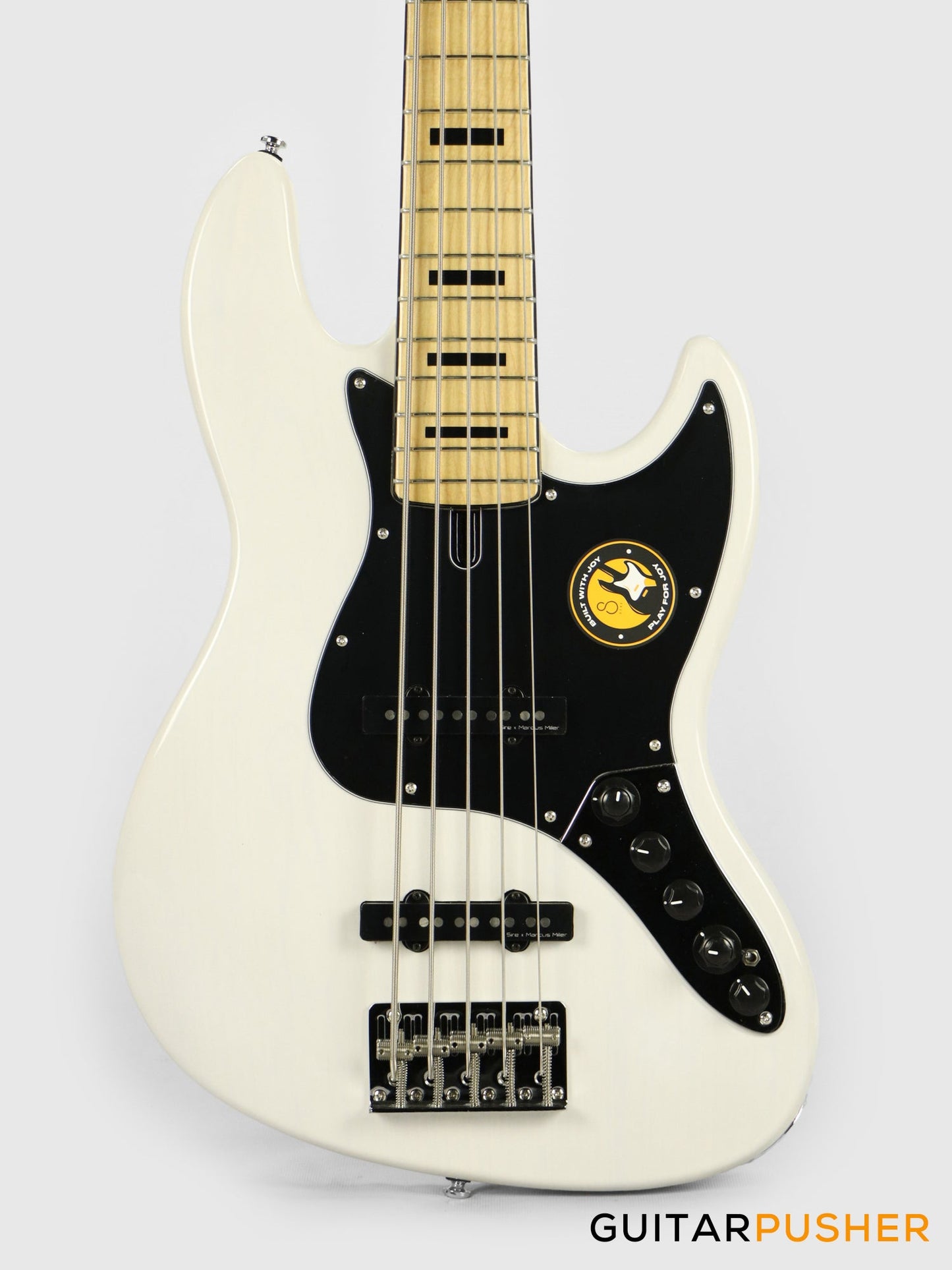 Sire V7 Vintage Swamp Ash 5-String JB Bass White Blonde (2023)