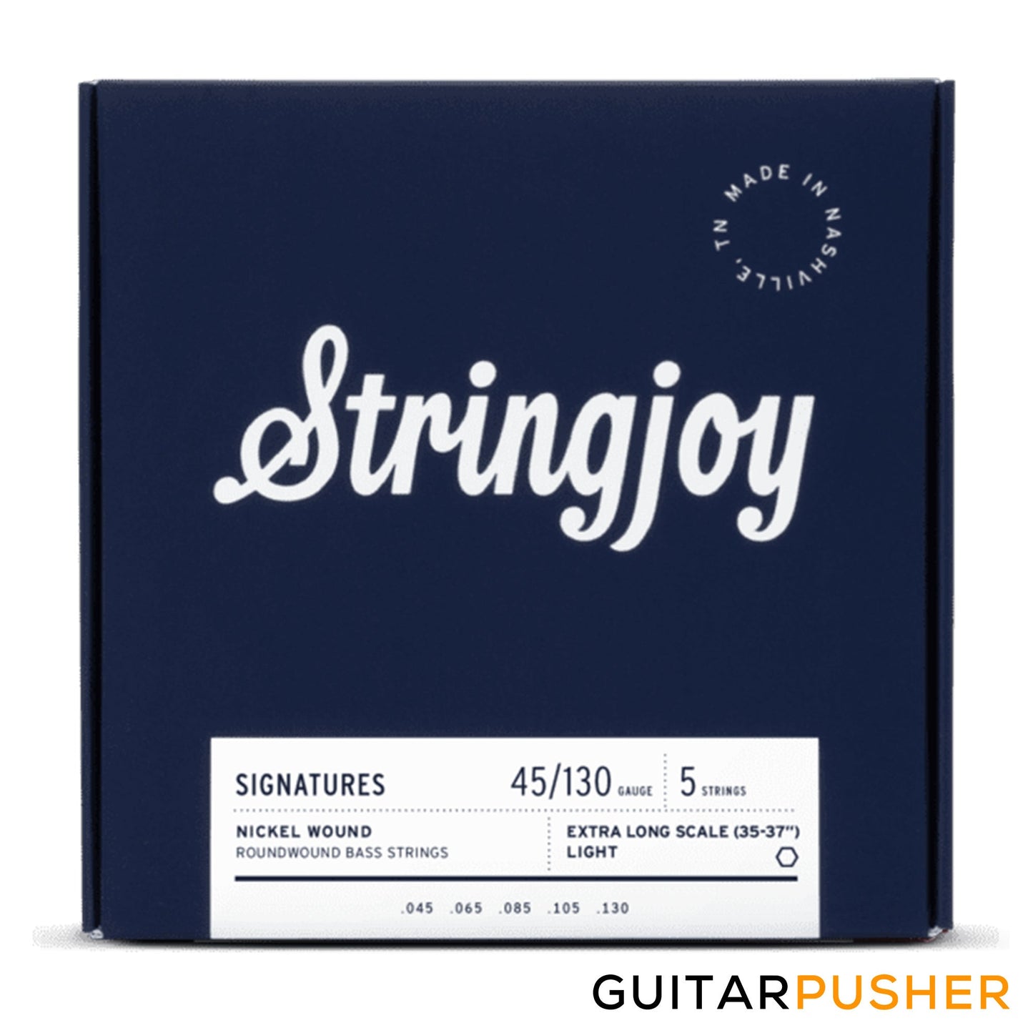 Stringjoy Bass Guitar 5-String Set Extra Long Scale Light 45-130