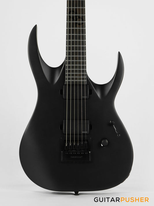 Solar Guitars A1.6ATG MK-II Carbon Black Matte Electric Guitar w/ Fishman Fluence Modern Pickups