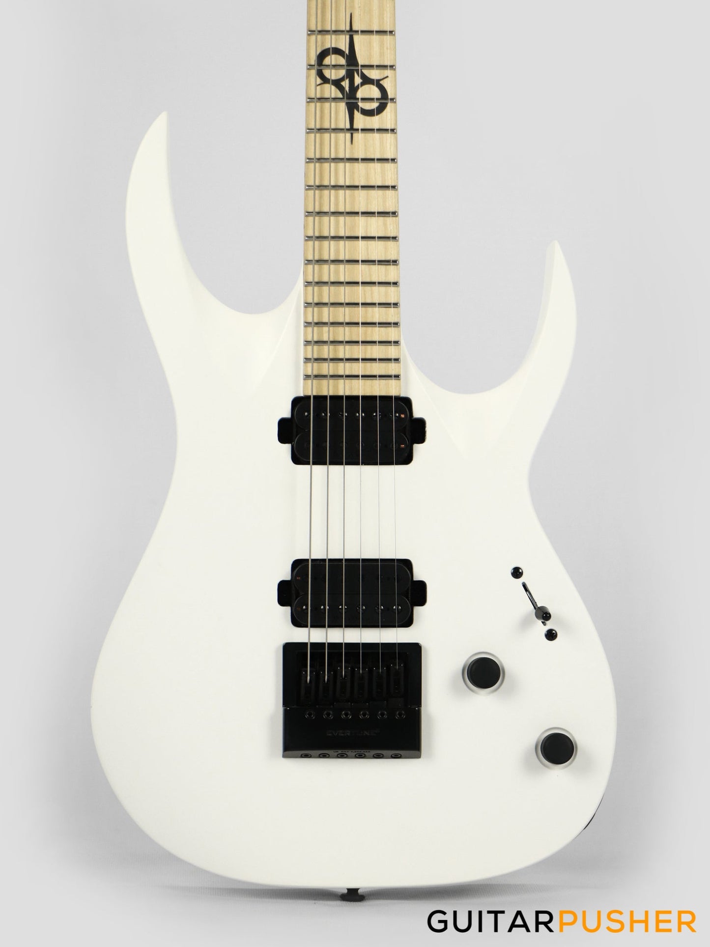 Solar Guitars A1.6W White Matte Electric Guitar w/ Evertune Bridge