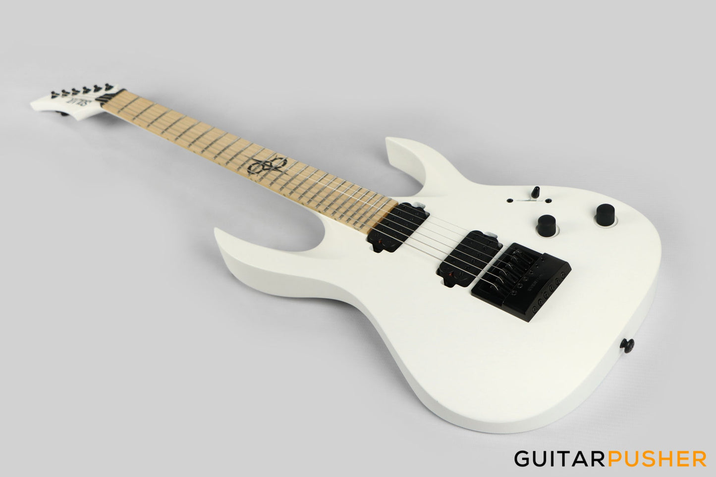 Solar Guitars A1.6W White Matte Electric Guitar w/ Evertune Bridge