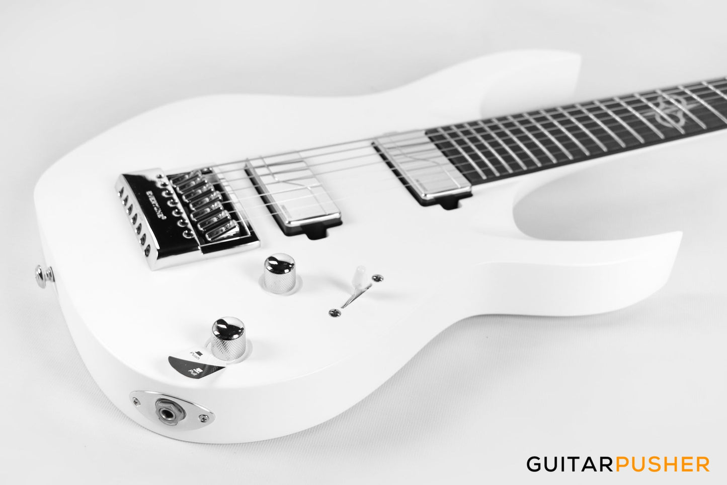 Solar Guitars A1.7 Vinter Pearl White Matter 7-String Electric Guitar with Fishman Fluence Modern & Evertune Bridge