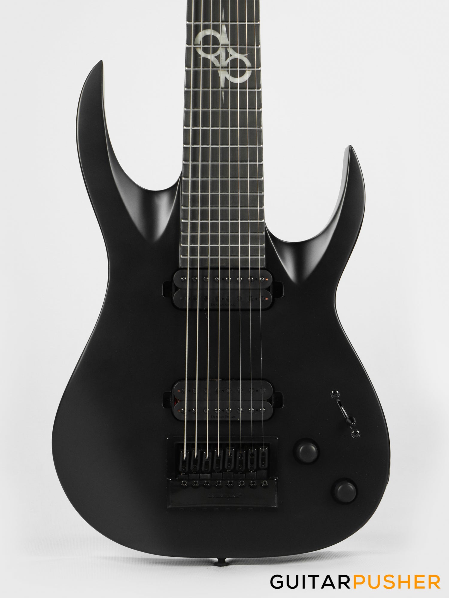 Solar Guitars A1.8C Carbon Black Matte 8-String Electric Guitar W/ Eve ...