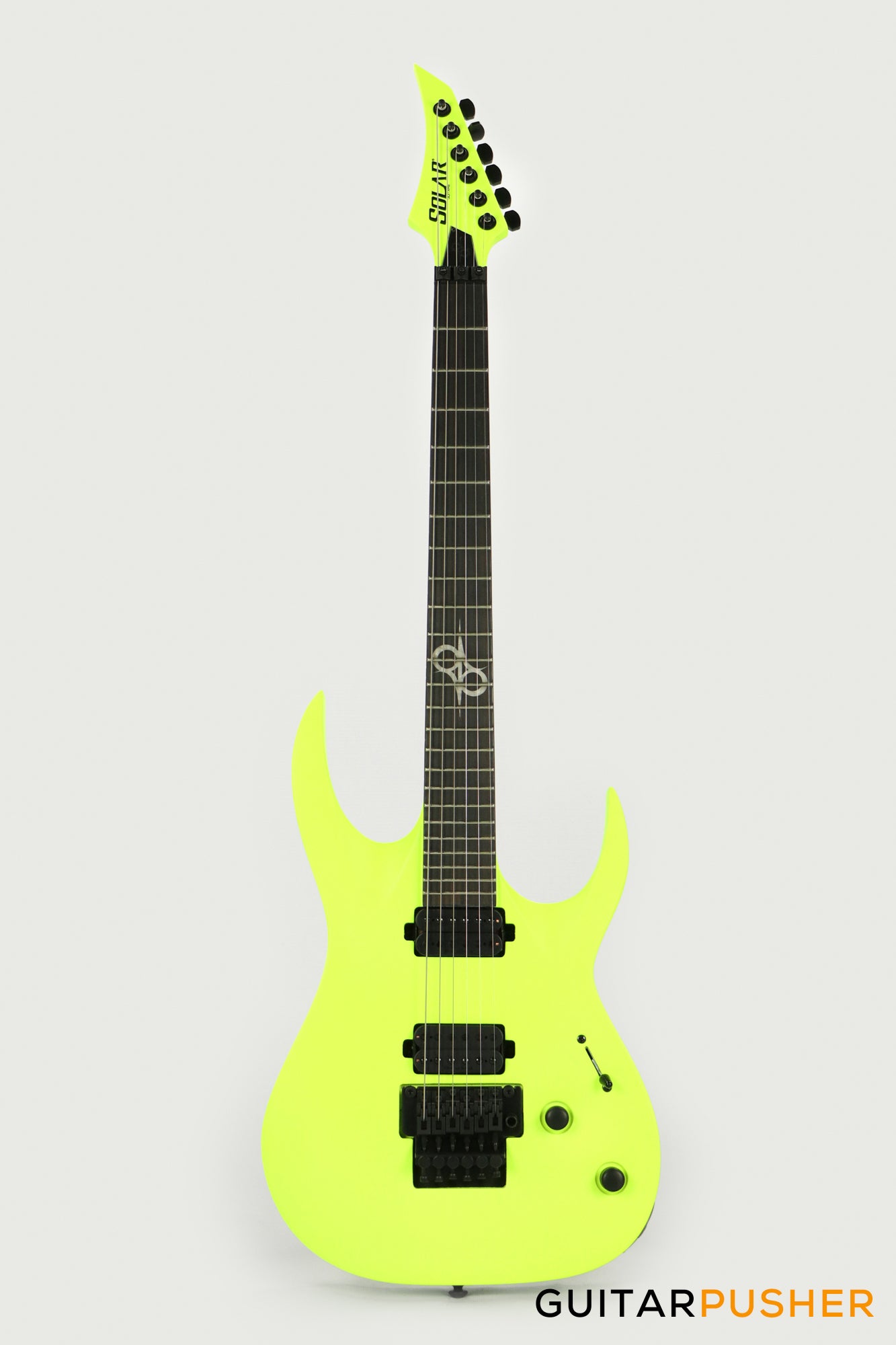Solar Guitars A2.6FR LN Lemon Neon Matte Electric Guitar w/ Floyd Rose