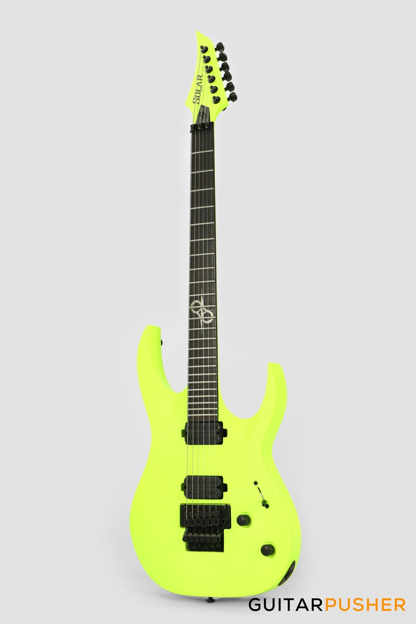 Solar Guitars A2.6FR LN Lemon Neon Matte Electric Guitar w/ Floyd Rose