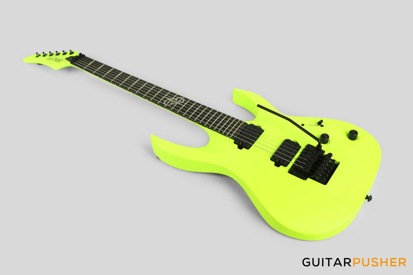 Solar Guitars A2.6FR LN Lemon Neon Matte Electric Guitar w/ Floyd Rose