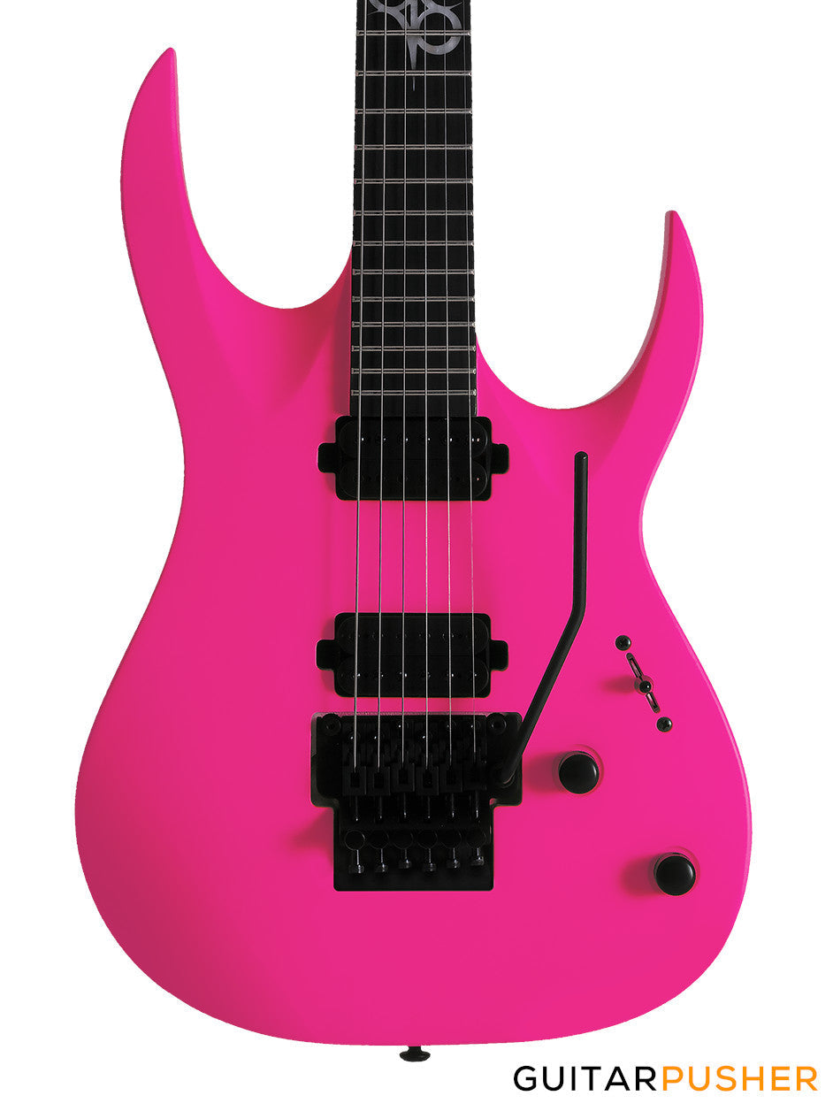 Solar Guitars A2.6FRPN Pink Neon Matte Electric Guitar w/ Floyd Rose