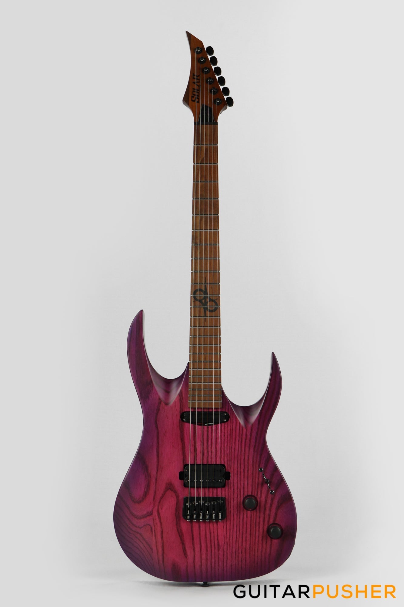 Solar Guitars AB1.6HTPB Trans Purple Burst Matte Electric Guitar