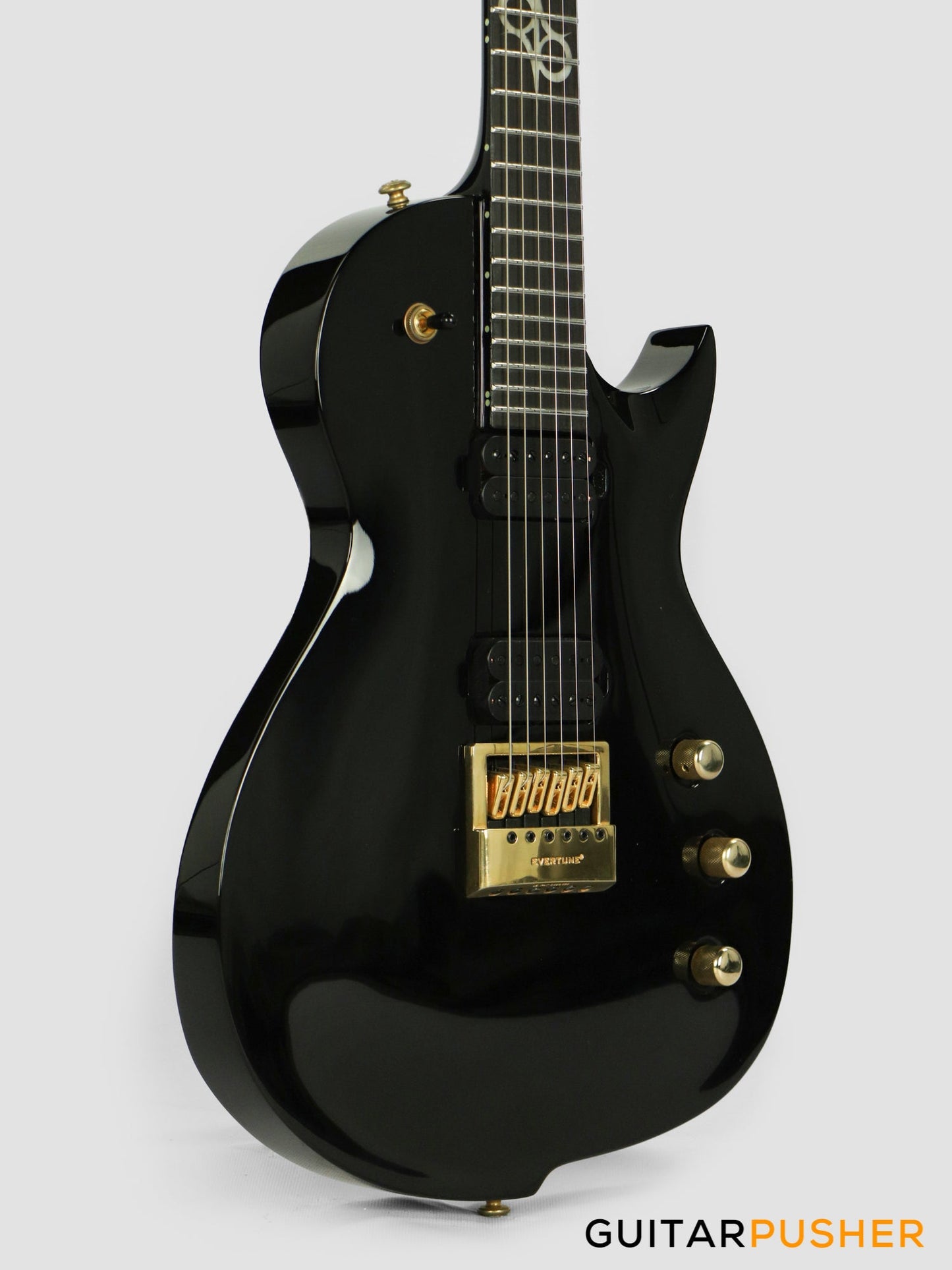 Solar Guitars GC1.6C Carbon Black Gloss Singlecut Electric Guitar