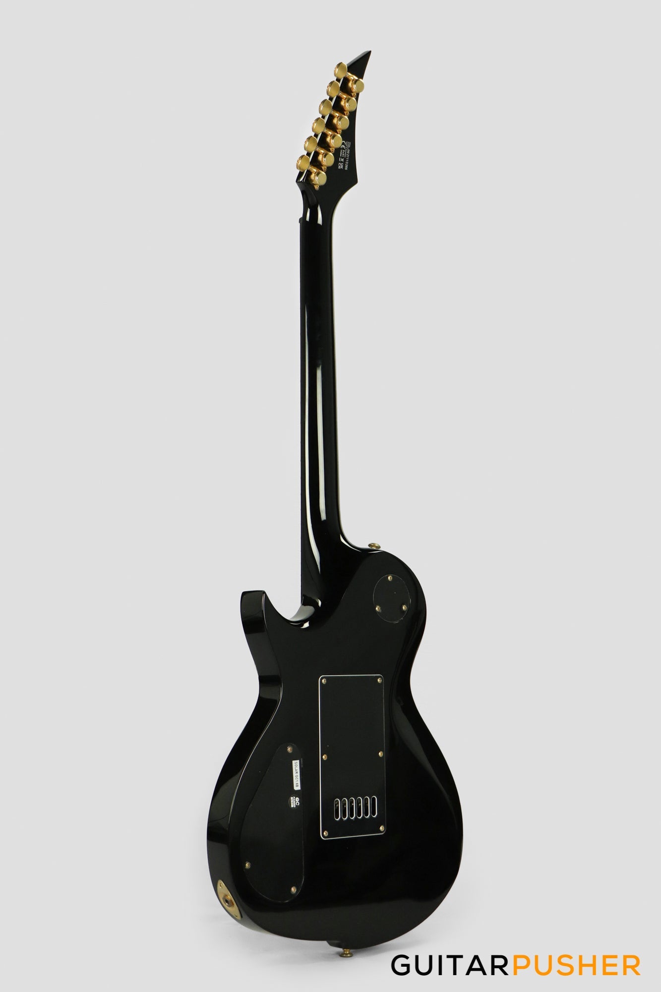 Solar Guitars GC1.6C Carbon Black Gloss Singlecut Electric Guitar ...