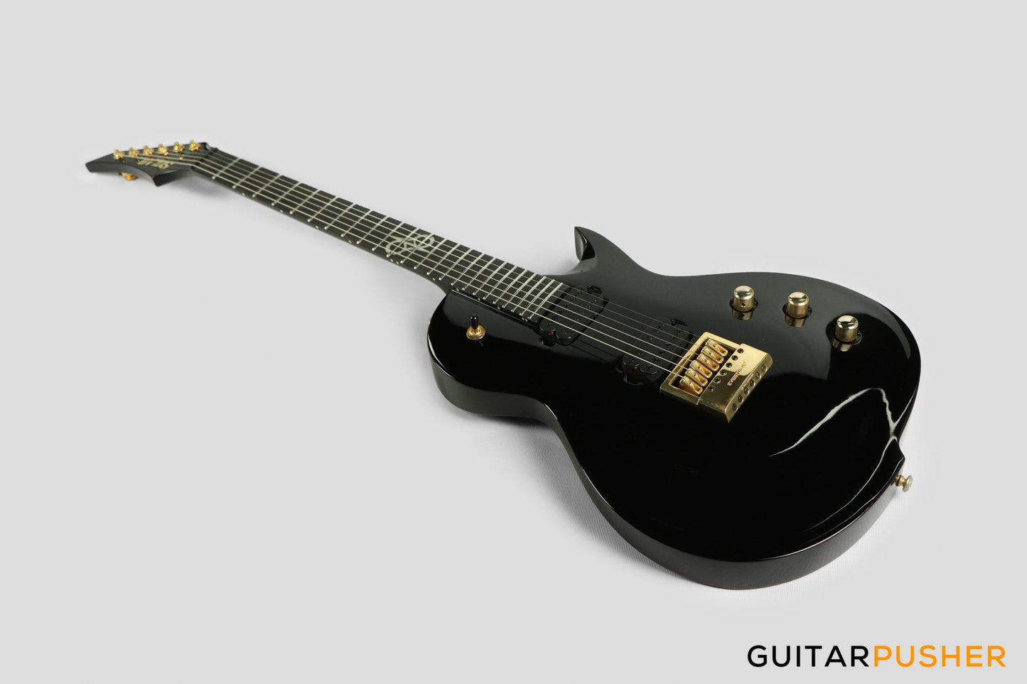 Solar Guitars GC1.6C Carbon Black Gloss Singlecut Electric Guitar