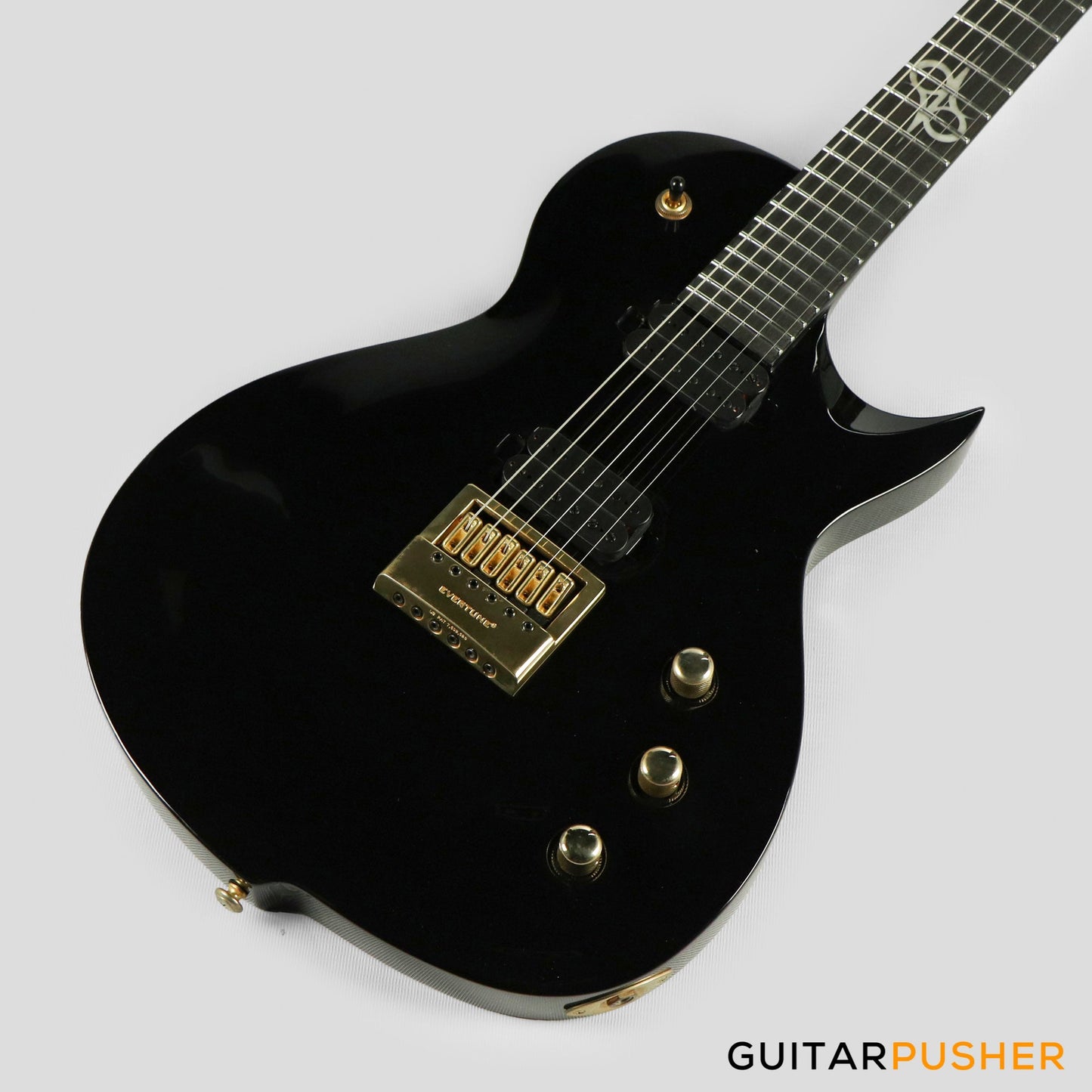 Solar Guitars GC1.6C Carbon Black Gloss Singlecut Electric Guitar