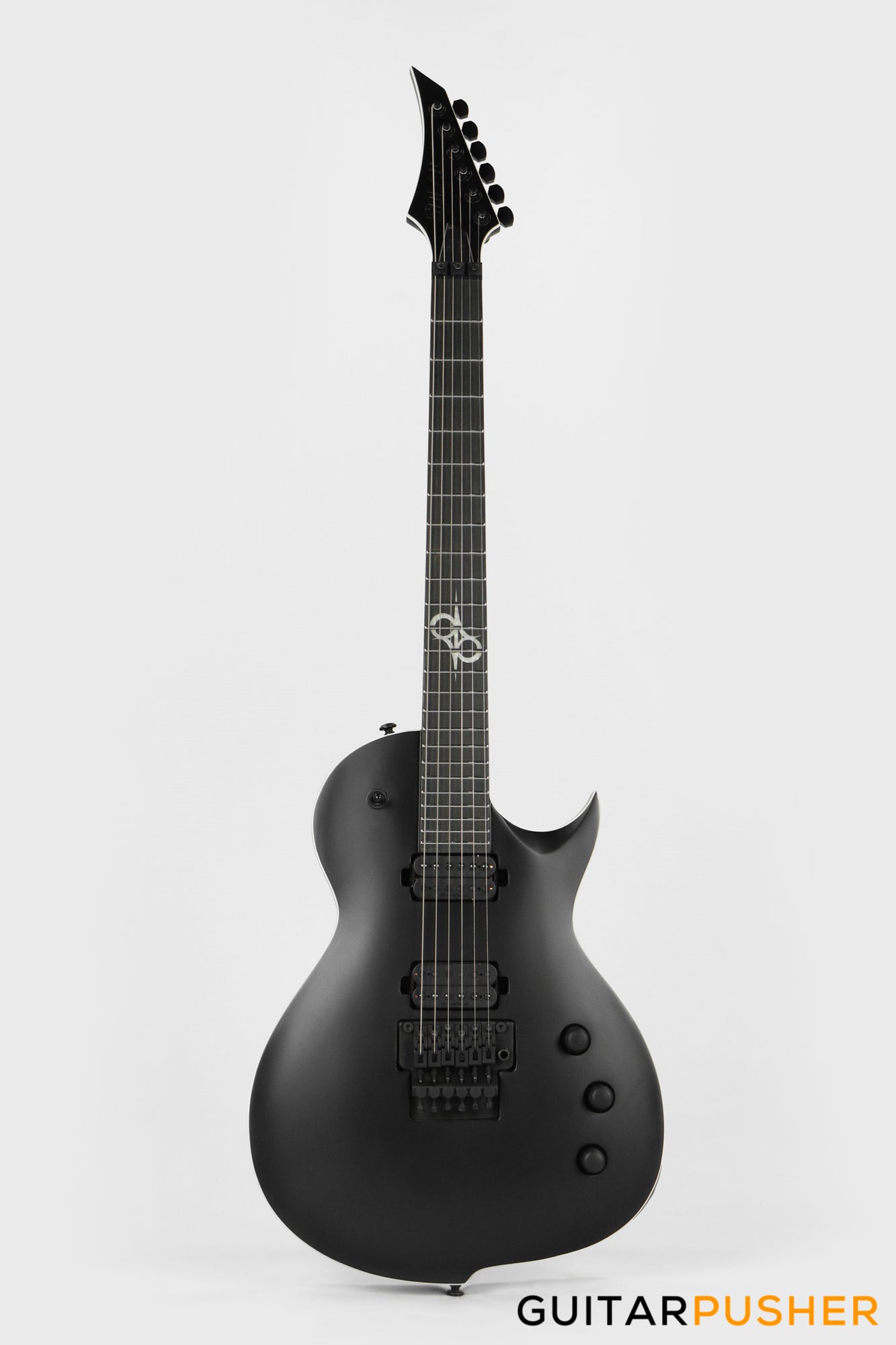 Solar Guitars GC1.6FRC Carbon Black Matte Singlecut Electric Guitar w/ FLoyd Rose 1000