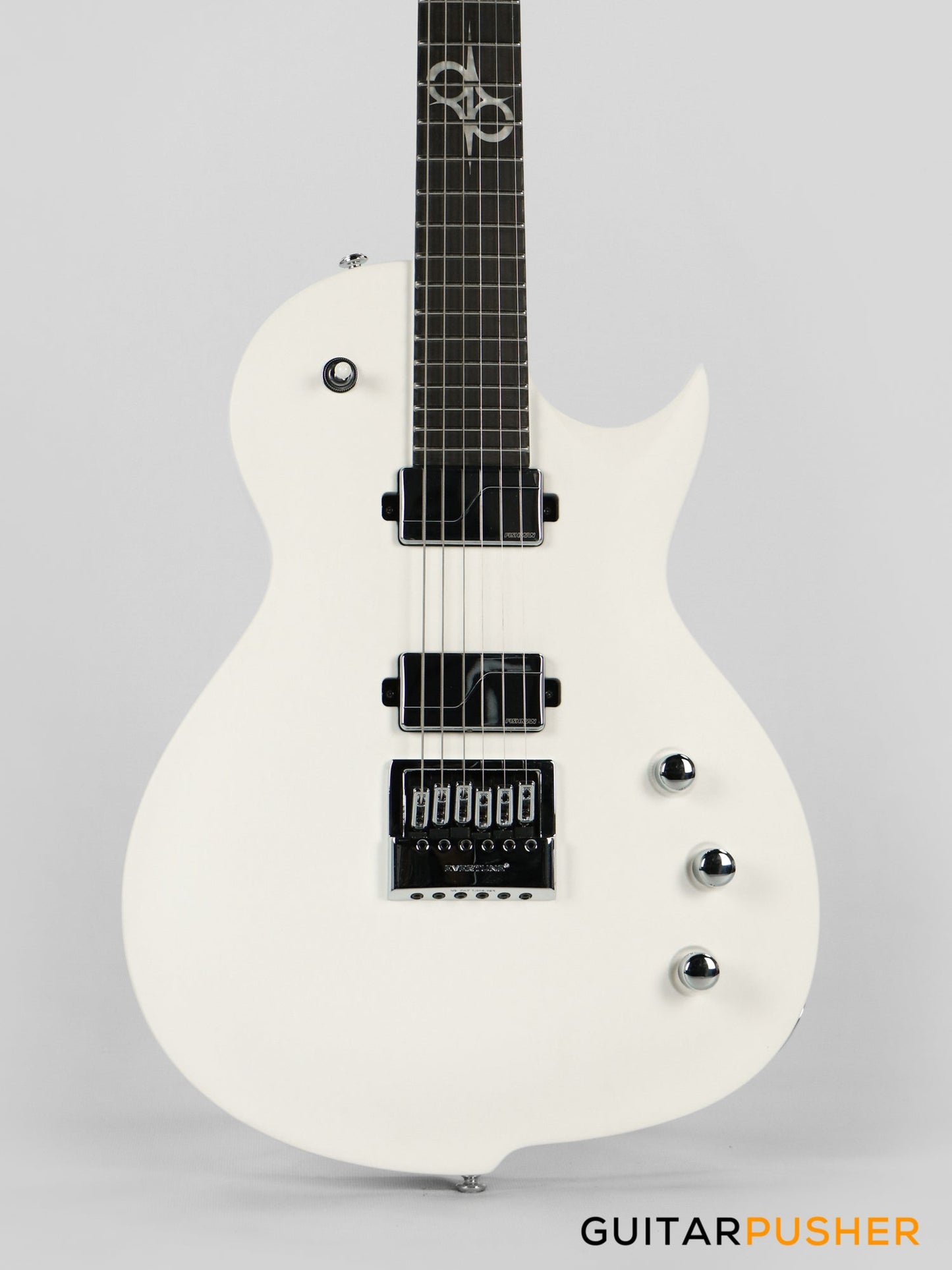 Solar Guitars GC1.6Vinter Pearl White Matte Singlecut Electric Guitar w/ Fishman Fluence Modern Pickups