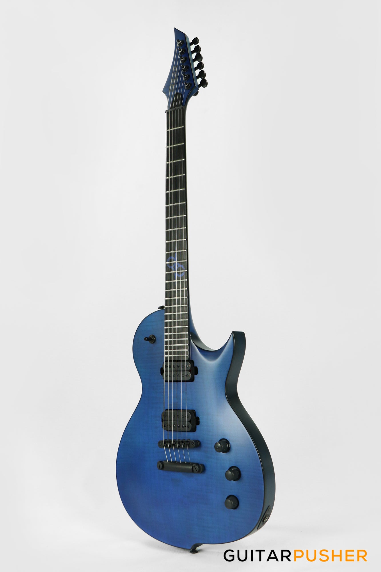 Solar Guitars GC 2.6C Flame Blue Matte Singlecut Electric Guitar